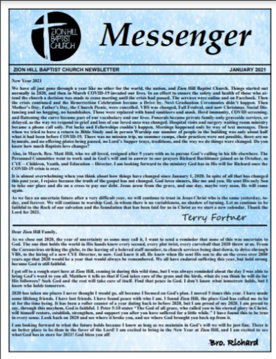 The Messenger Newsletter